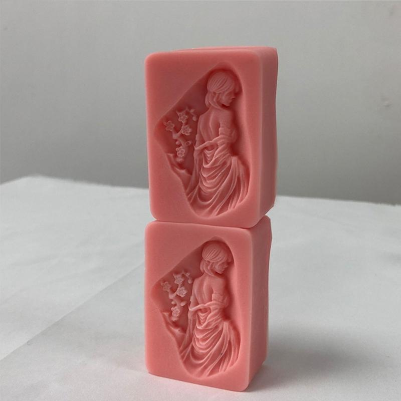 Mermaid Girl Silicone Mold Candle Resin Making Tool DIY Candle Moulds Ornaments Hand-made Home Decorations Supplies