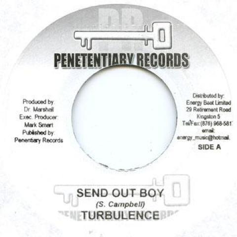 

7-дюймовая пластинка TURBULENCE - Send Out Boy Penetentiary 2004 Ямайка Регги, Ска и Даб
