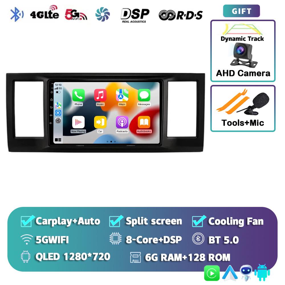 Android 14 Carplay Auto Car Radio For VW Volkswagen Caravelle 6 T6 2015-2020 Multimedia Video Player Navigation GPS Stereo Audio