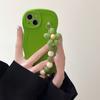 Ins Niche Style Flower Chain Case for iPhone 16 Pro Max Apple 15 Phone Case 13/12 Wave Case 14
