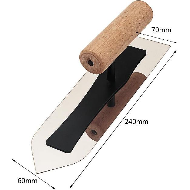 Japanese Venetian Plaster Finishing Trowel Set 4 PC Stainless Steel Art Paint Plastering Hand Tools