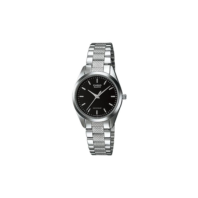 

Casio STANDARD Series Retro Pointer Series Steel Band Watch Quartz Movement Stainless Steel Strap Japanese and Korean Watch Women s Watch LTP-1274D-1A чорний