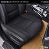 Usa Black Pu Leather Car Sedan Driver Front Seat Cover Cushion Pad Protector Mat