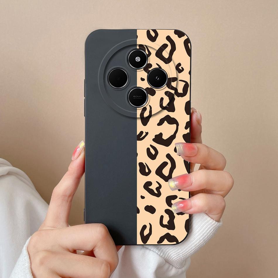 For Xiaomi POCO C75 Case Love Heart Butterfly Back Cover For POCO C 75 4G Phone Housing Soft High Quality Liquid Silicone Fundas