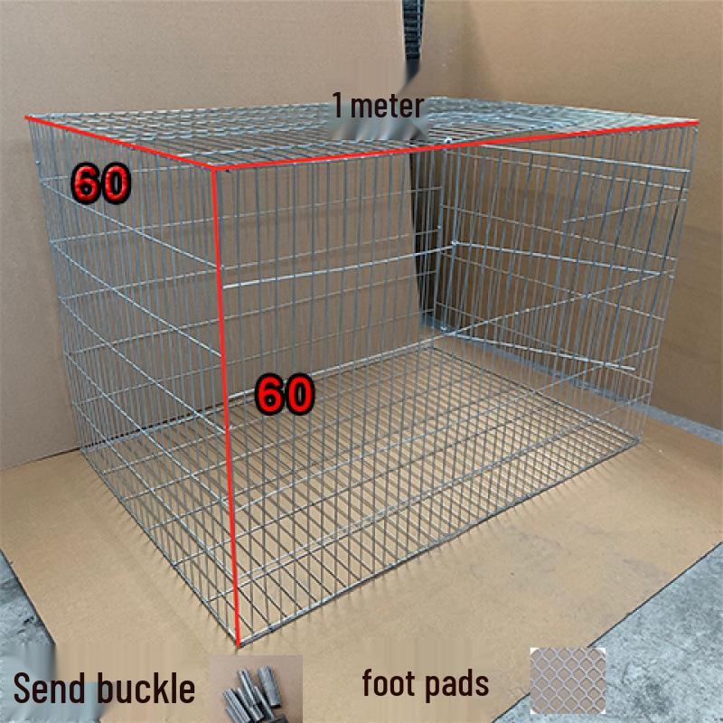 Large Multi-Purpose Animal Cage: Rabbit, Pigeon, Chicken, Goose - Wire Mesh Panel, Easy Assembly, Transport Ready, Mother-Child Design.