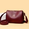 Middle-aged Mother Bag New Trendy and Fashionable Versatile One-shoulder Crossbody Bag Soft Leather Texture Atmospheric Women's Underarm Bag