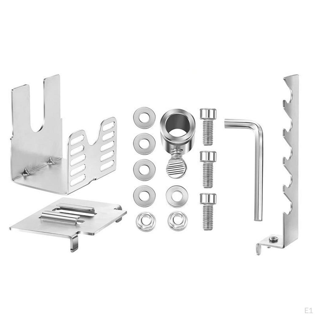 Barbecue Rack Adjustable Automatic Grill Kit for Backyard Travel Hiking