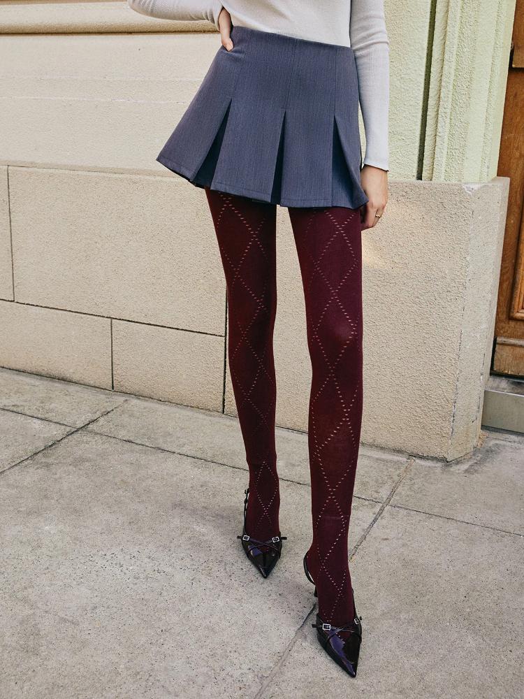 Leggings Donna Vita Alta Gamba Sottile Autunno Inverno Collant Caldi Super Elastici Y2k Collant Svuotati Calze Monocolore Sexy per Donne