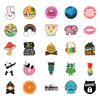 50 High-Value Creative Easy-To-Tear Small Ear Series Graffiti Stickers Cute Jellyfish Decorative Stickers