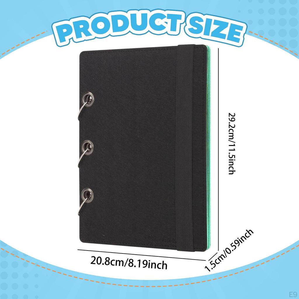 Enamel Pin Carrying Organizer Storage Binder Felt Material Multipurpose Flip Page Design