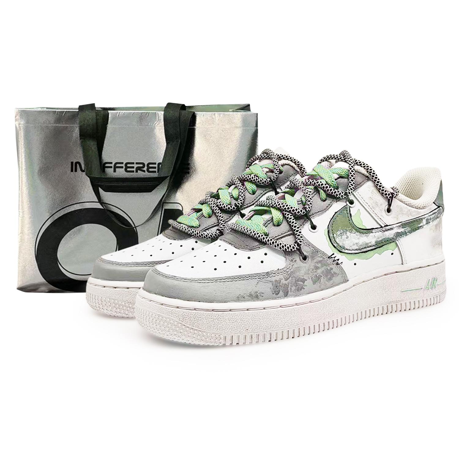 

Nike Air Force 1 EIGHT% No. 9 Coverage Thermal Abrasion Resistant Low top Skateboard Shoes Unisex Green CW2288-111(Team131- S) 42.5