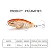 Transparent Useful Tackle Pencil Baits with Steel ball Winter Fishing Fish Hooks Minnow Lures