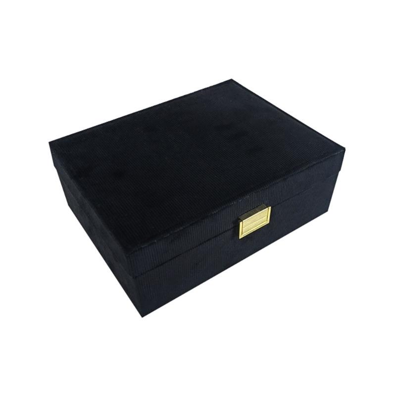 Elegant Large Capacity Jewelry Case Sophisticated Jewelry Casket Large Size Jewelry Display Holder for Travel Home