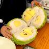 Creative Durian Fruit Shape Plush Toy Detachable 25Cm Decompression Toy Soft Stuffed Toy Gifts For Children