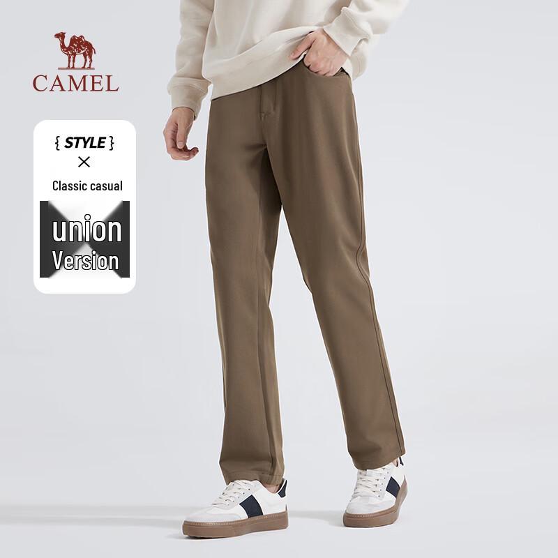 

CAMEL Men s Spring/Autumn Elastic Straight-Leg Casual Pants M14CD05618 29