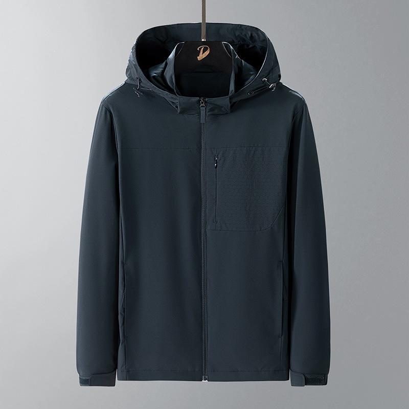Unisex Trendy Three-Proof Windbreaker: Heavy-Duty, High-Quality Hooded Jacket for Men, Spring/Autumn 2026.