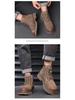 2024 Autumn Men's High-Top Casual Leather Retro Desert Boots - British Style