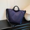 Large-capacity commuter tote bag women's new simple and versatile handbag nylon shoulder messenger bag