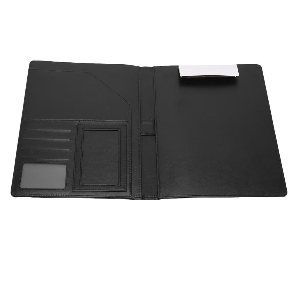 Portfolio Folder Small A4 Clipboard with Cover Writing Pad Notepad Legal Pad Holder 323x251mm Black