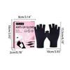 1Pairs Anti Uv Gloves Uv Shield Glove Fingerless Manicure Nail Art Tool