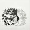 Hummingbirds In Flowers Pattern Metal Cutting Dies Craft Embossing Stamps for Card Making Decor Scrapbooking Stencil