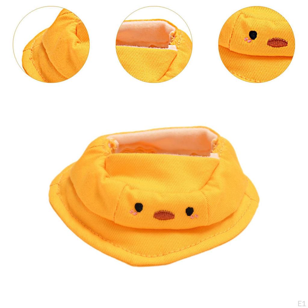 Plush Doll Hat for 17 Cm Accessories Soft Stylish Pretend Play Photo Props Costumes