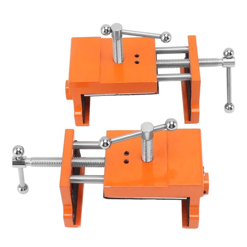 2pcs Cabinet Claw Aluminum Alloy Cabinet Claw Clamps for Installing Cabinetry Face Frame Orange