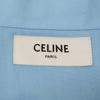 Celine 2C516852C Blue Bowling Shirt Tops 37 blueUsed