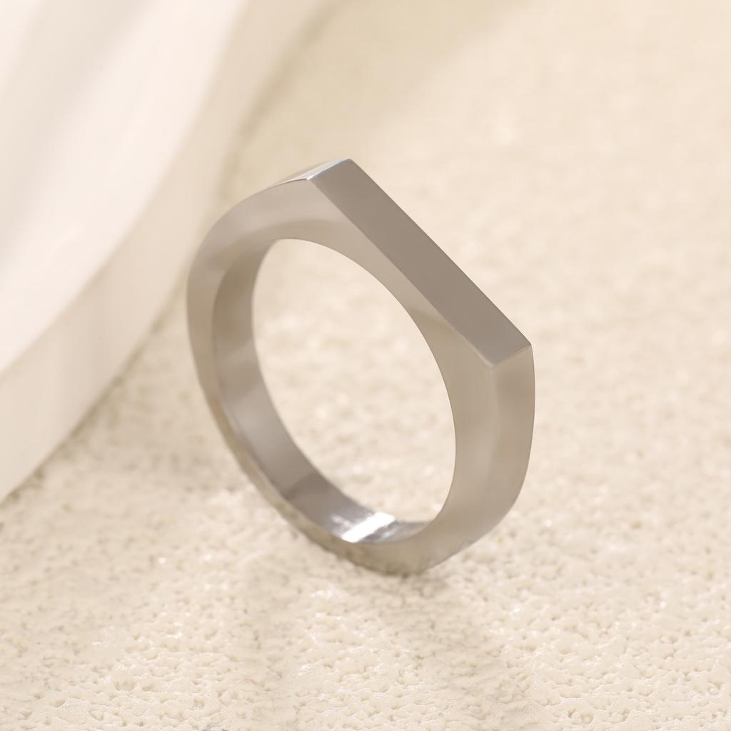 Men Women Ring Stainless Steel Ring Plain Band Ring,Statement Chunky Ring Band Thumb Ring