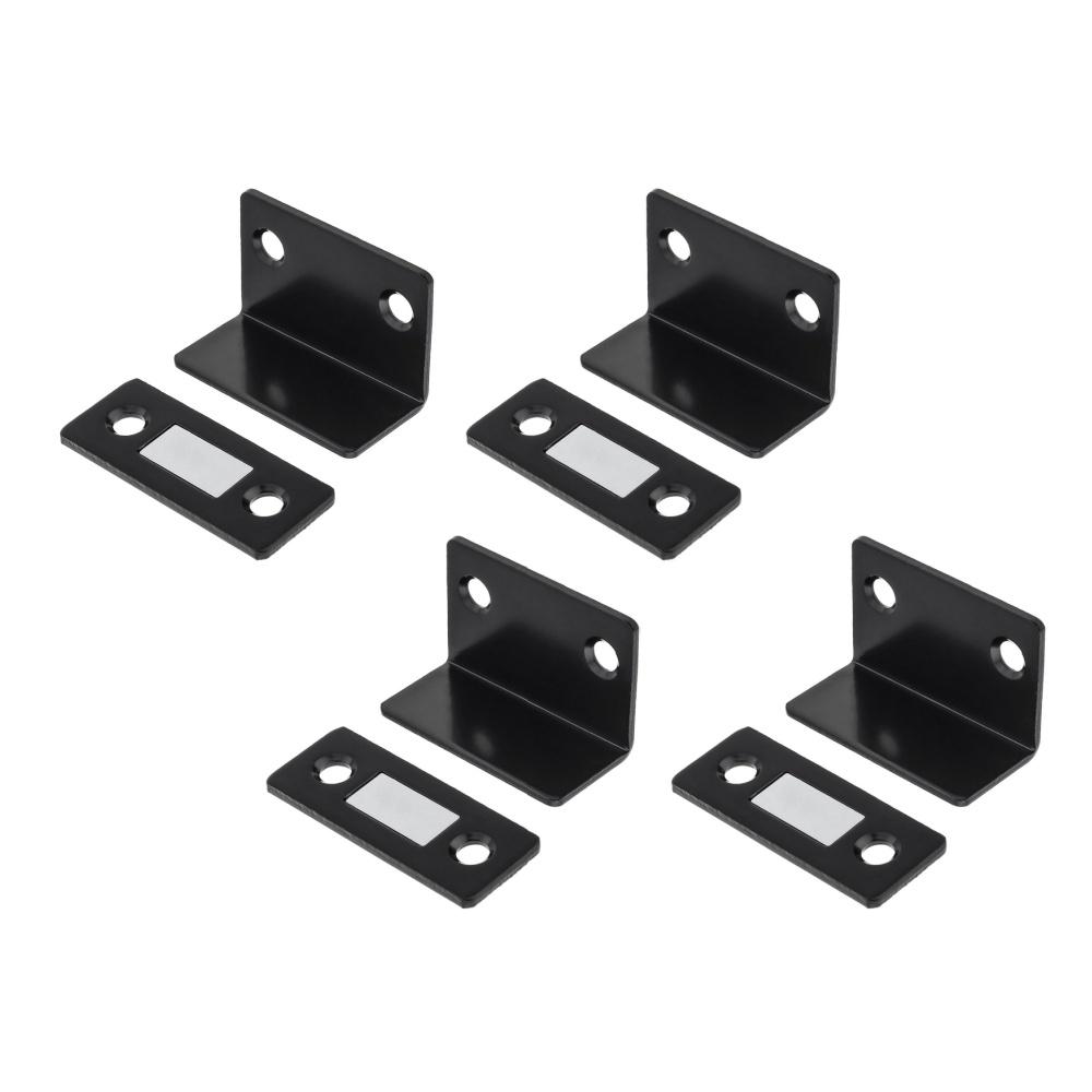 10-1PCS L-shaped Magnetic Door Closer Self-adhesive Invisible Cabinet Door Suction Wardrobe Magnetic Strip Patch Door Stopper