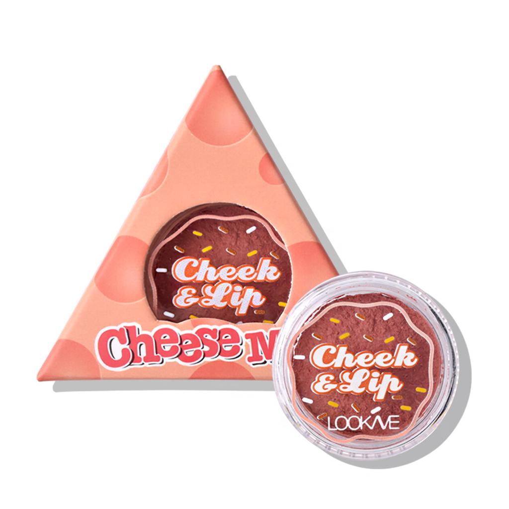 Eiscreme-Gelee-Rouge-Schlamm Lippenschlamm Langlebiger Make-up-Schlamm mit doppeltem Verwendungszweck