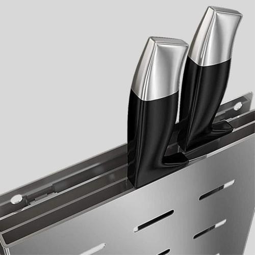 Knife Stand, Knife Storage, Knife Holder, Knife Holder, Stainless Steel Knife Holder, Knife Storage Block, Wall-Mounted Knife Holder, Storage Rack, Sh
