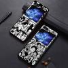 Hard Phone Cover Case for Samsung Galaxy ZFlip5 ZFlip6 ZFlip4 Z Flip 7 6 5 4 3 ZFlip7 FE ZFlip3 One Piece Anime Monkey D Luffy