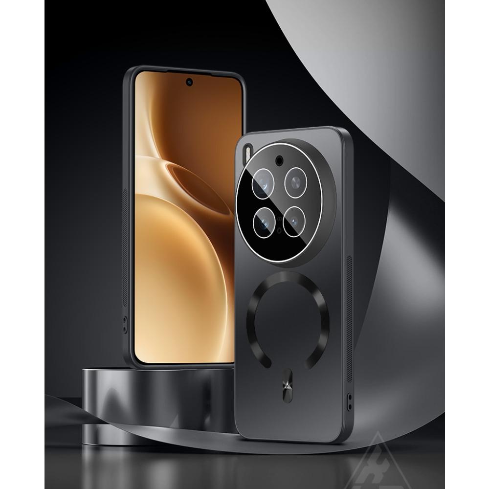 For VIVO X300 Pro Case Hard PC Matte Magnetic Wireless Charging Lens Protective Back Cover For VIVO X300 Pro Phone Shell