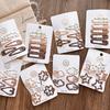 5Pcs Milk Coffee Color Polka Dot Children's Hairpins BB Clip Baby Girls Bangs Hairpin Hair Clips Kids Headwear Hair Accessories