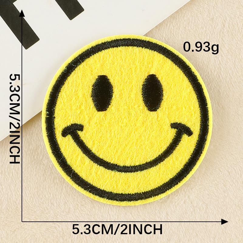 

Вышитая нашивка «Смайлик» для шляп, сумок и аксессуаров для одежды