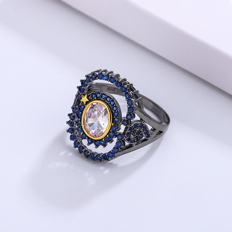 Earrings European and American Style Jewelry Designer New Style Stone Ring