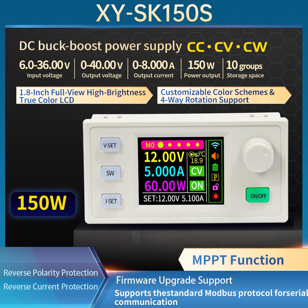 SK150S SK120S SK60S CNC Step-Up And Step-Down Module Adjustable Voltage Stabilized Power Supply Solar Charging Module 8A 150W