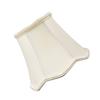 Burlap Lamp Shade Replacement Round Fabric Lampshade for Chandelier Wall Lamp White
