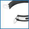 89mm 3.5" 3 1/2 Inch Motorcycle Exhaust Band Joint Clamp Muffler Pipe Stainless Steel Silver Tone Item Replacement