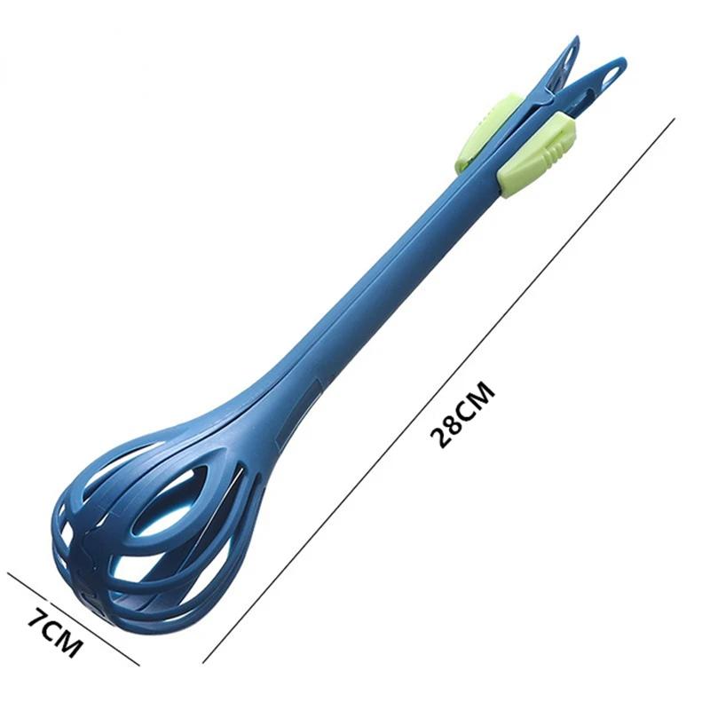 Batidor de huevos multifuncional, batidor de leche, pinzas para pasta, pinzas para alimentos, batidora manual, herramienta para hornear crema de cocina, accesorios de cocina
