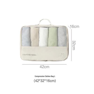 Foldable Travel Clothing Compression Storage Bag