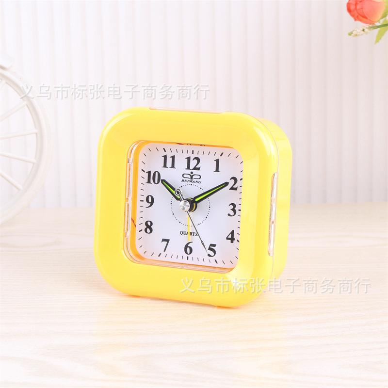 Night light alarm clock Student dormitory wake-up clock Super loud children's bedroom bedside clock