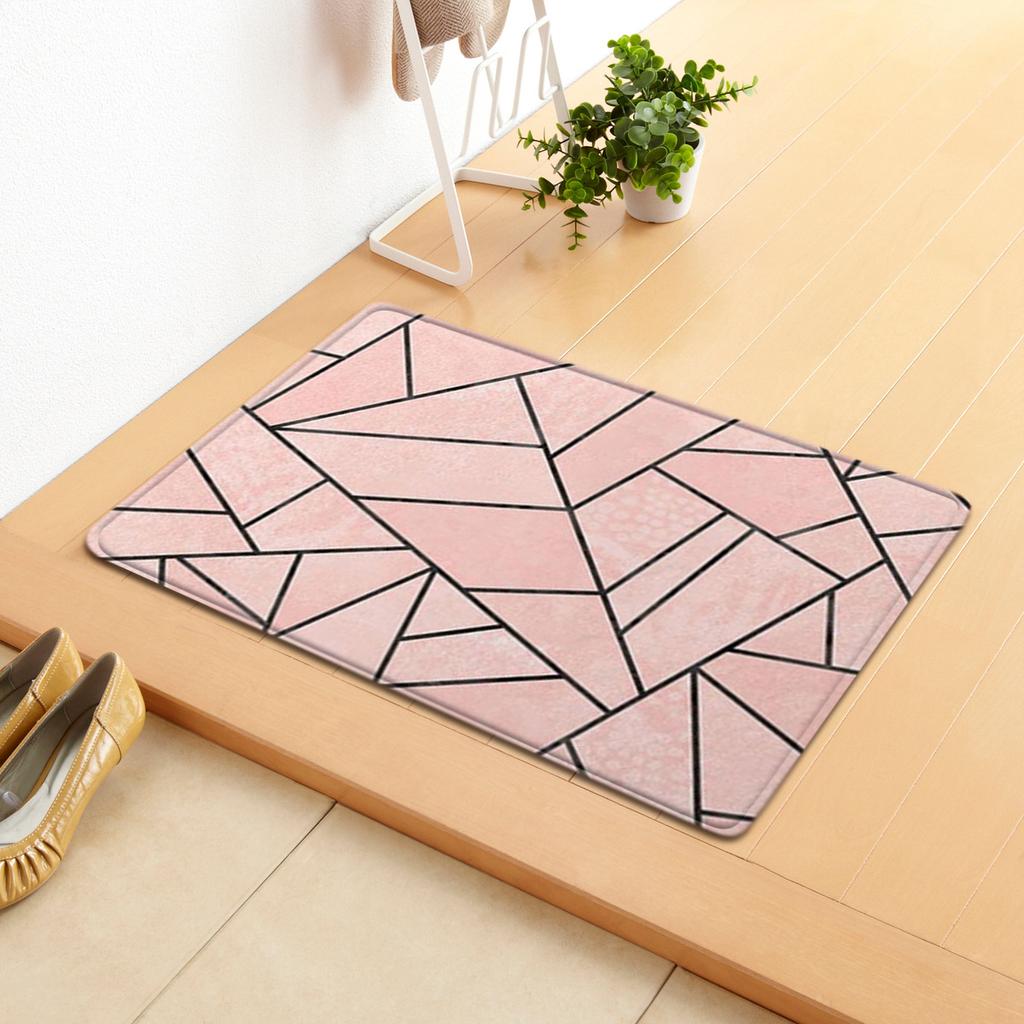 Creative Home Door Mat Water Absorbent Non-Slip Mat Living Room Kitchen Floor Mat Bedroom Carpet