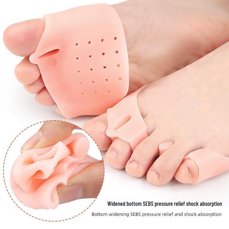 Toe Corrector Separator Pad for Bunion Relief, Pinky Toe Inversion Protector, Wearable In Shoes