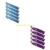 F26C 5Pcs Elegant Vintage Flower Folding Fan Silk Storage Bag Dustproof Protective Pouch Chinese Hand Fan Cover Case Sleeve