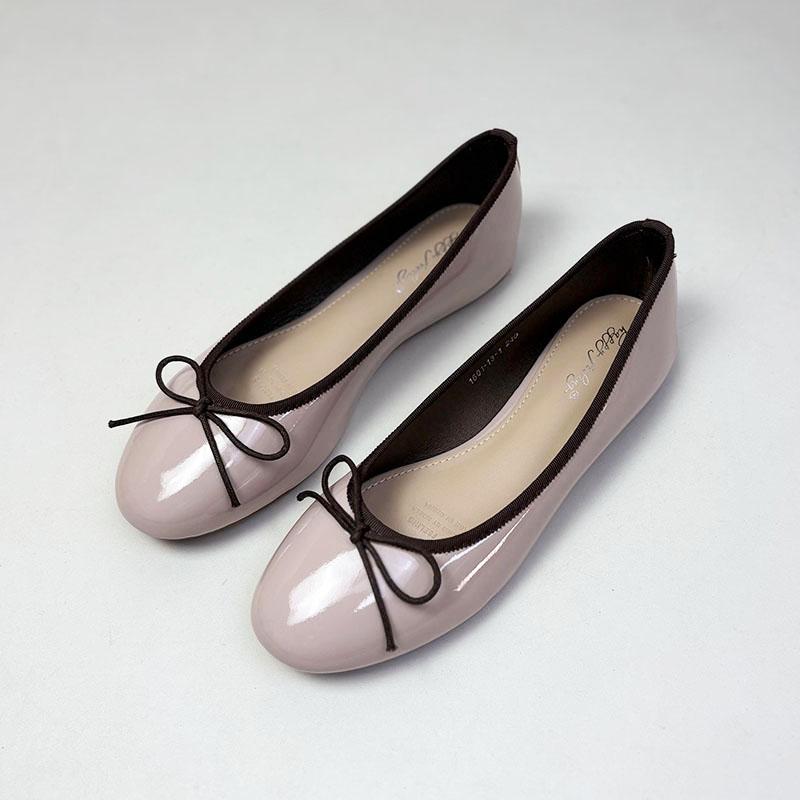 Fashion Female Soft Ballet Flats Ladies Dance Shoes New 2025 Fashion Butterfly-Knot Footwear Flats Women Mary Janes Lolita Shoes