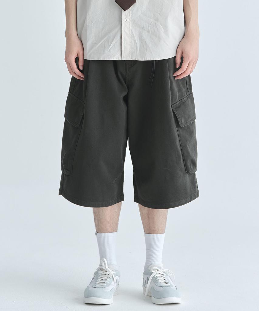 CGP 8-Part Bermuda Cotton Shorts - Charcoal