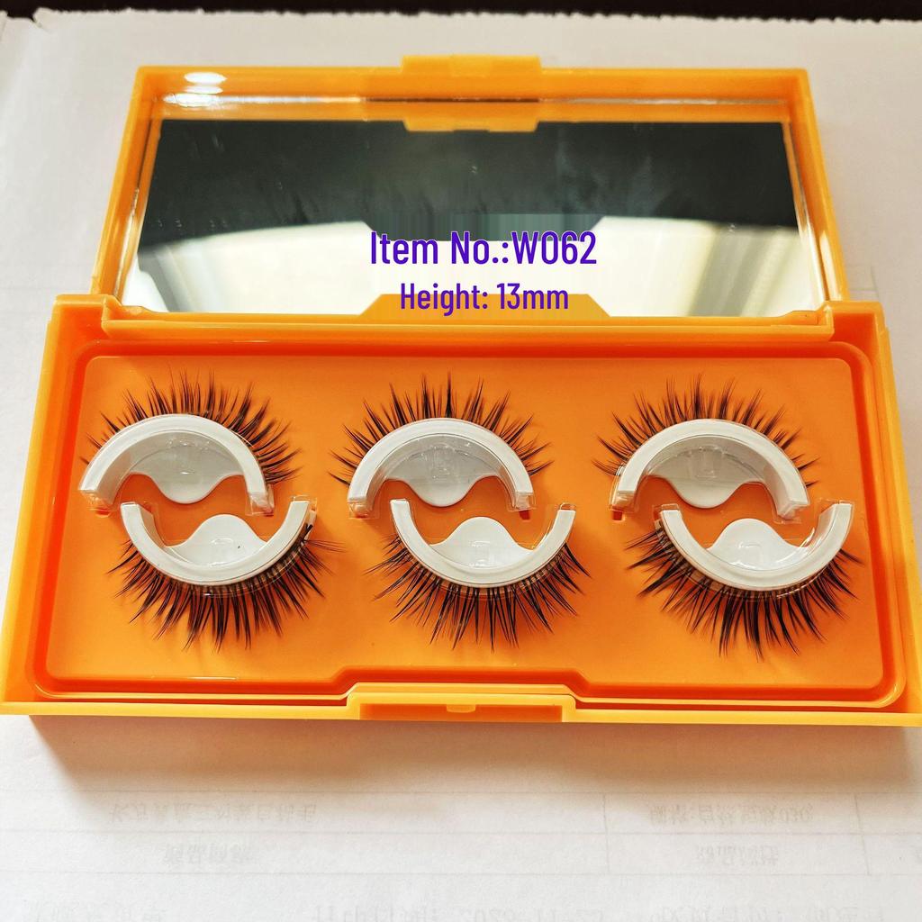 Self-Adhesive Reusable Lazy Eyelashes - Natural Thick False Eyelashes Strip