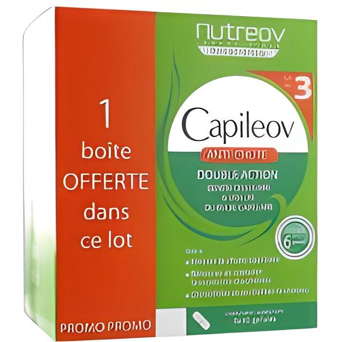 Nutreov Physcience Capileov Anti-Chute Lot de 2 x 30 gélules + 1 Boite Offerte